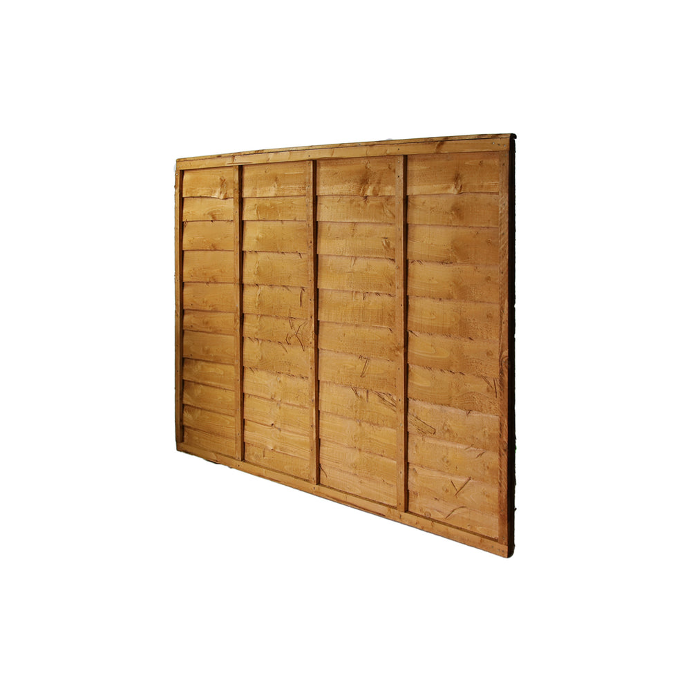 6' x 4' WANEY LAP FENCE PANEL