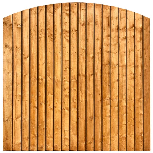 6' x 6' DOME FEATHER EDGE FENCE PANEL