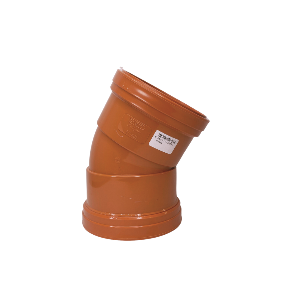 DOUBLE SOCKET 30 BEND UNDERGROUND 110MM