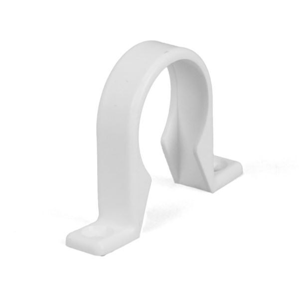 PIPE CLIP 32mm WHITE