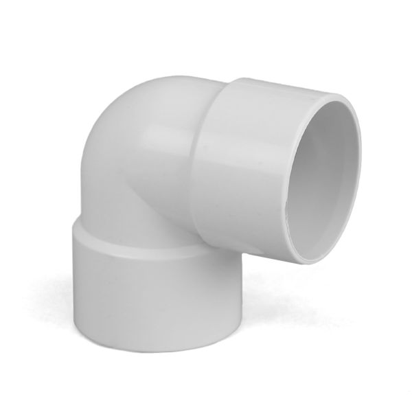 SOLVENT 90 Knuckle Bend White 40mm