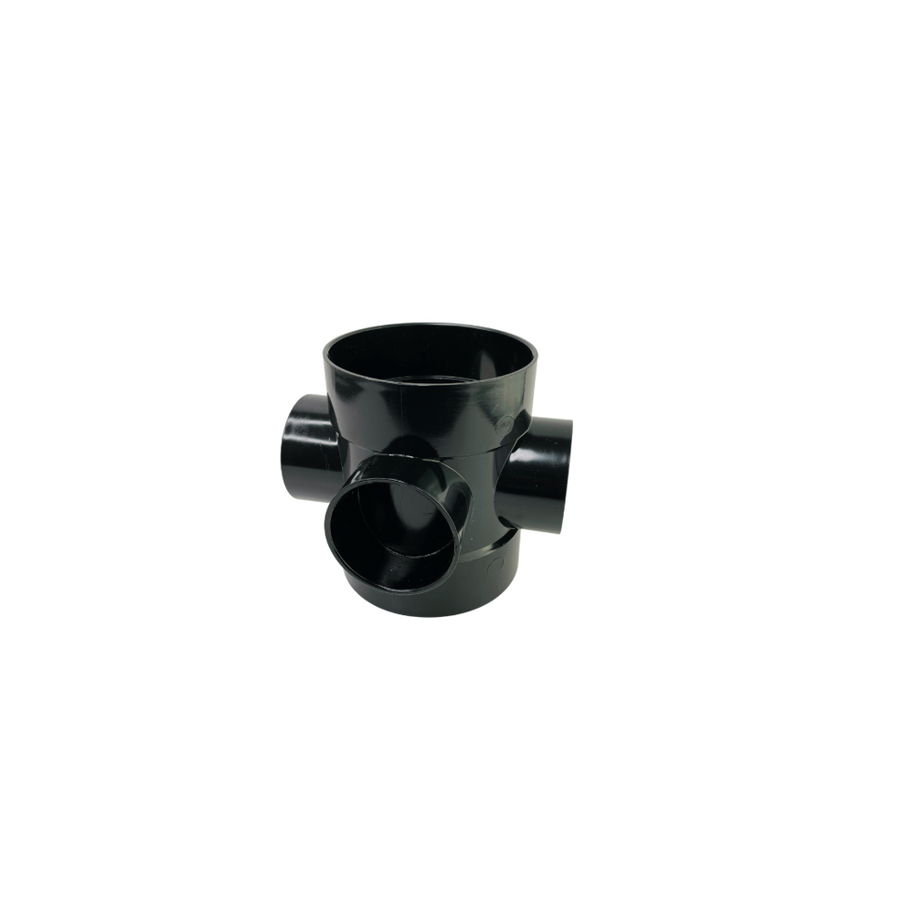 Short Boss Pipe Connector 110mm BLACK