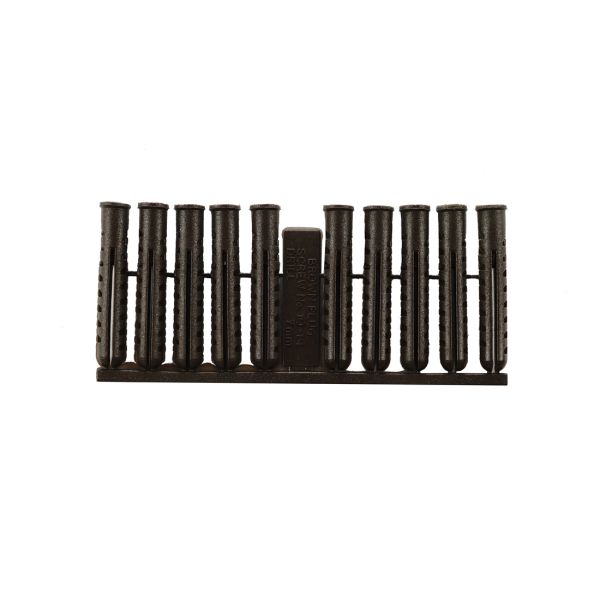 WALL PLUGS BROWN PREMIUM QTY 100