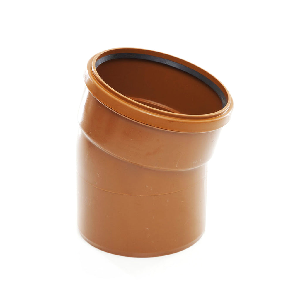 SINGLE SOCKET 15 BEND UNDERGROUND 160MM