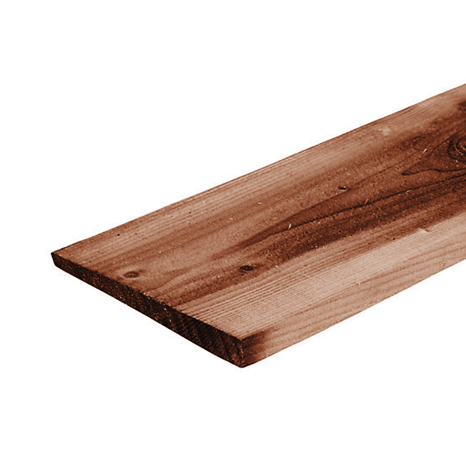 8' Feather Board Brown