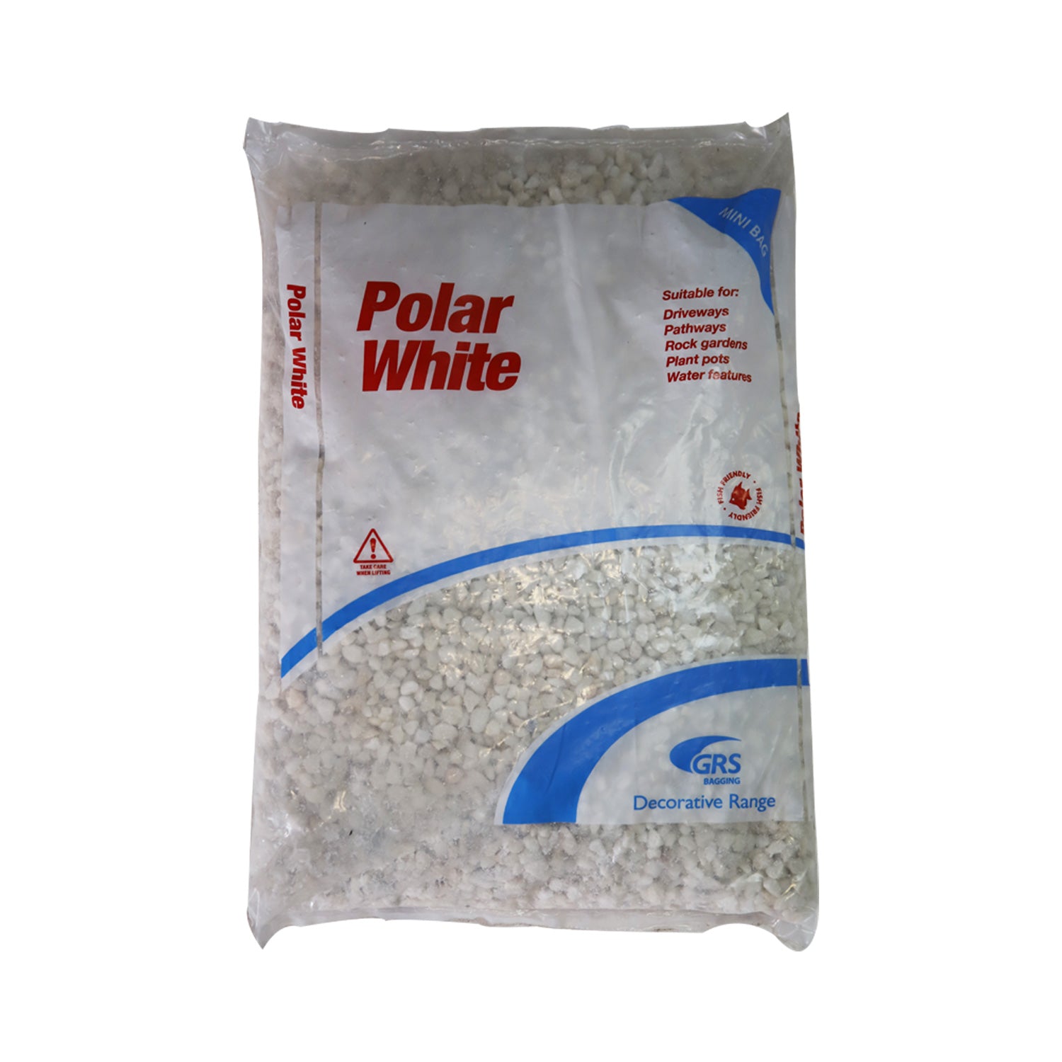 Polar White Chippings 25kg