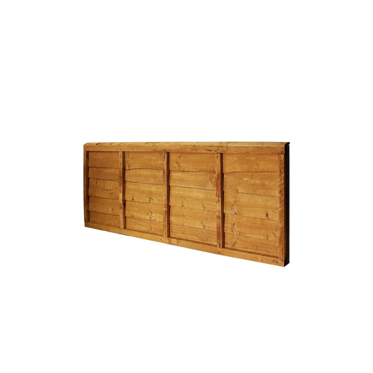 6' x 2' WANEY LAP FENCE PANEL