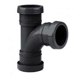 BLACK 90 SWEPT BRANCH 38mm PUSHFIT