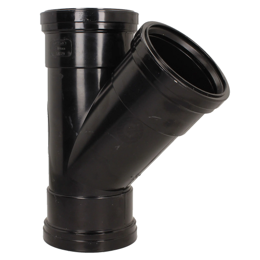 BRANCH TRIPLE SOCKET 135 110mm BLACK