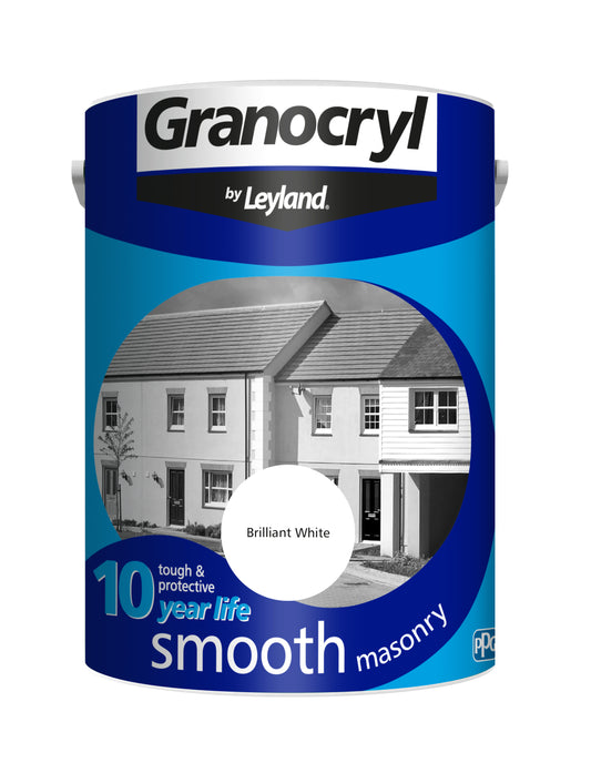 GRANOCRYL SMOOTH MASONARY PAINT B/WHITE 5L