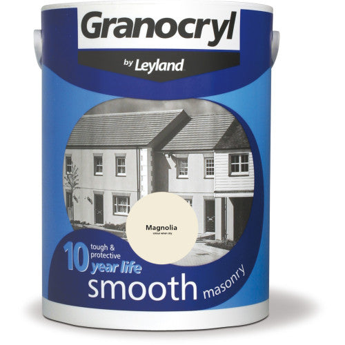 GRANOCRYL SMOOTH MASONARY PAINT MAGNOLIA 5L