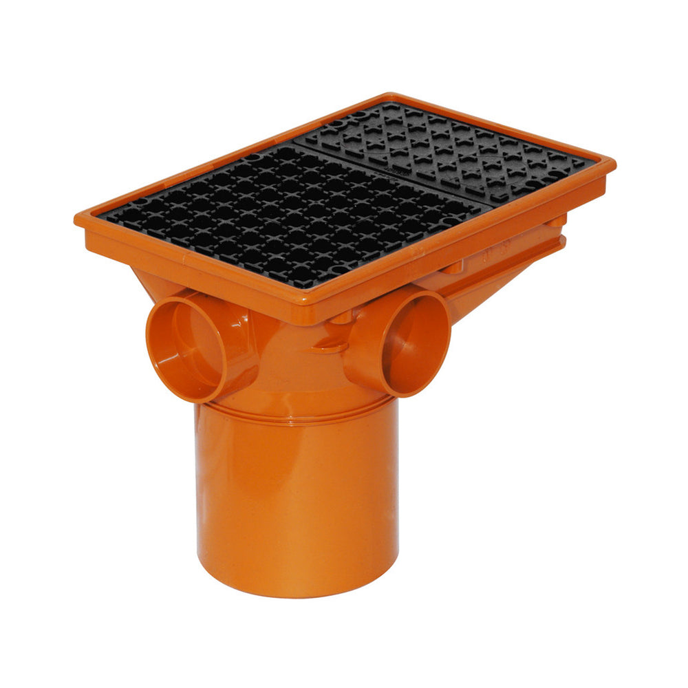 HOPPER INTEGRAL 110MM rectangular