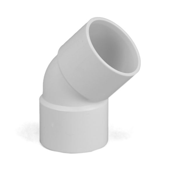 SOLVENT 45 Obtuse Bend White 40mm
