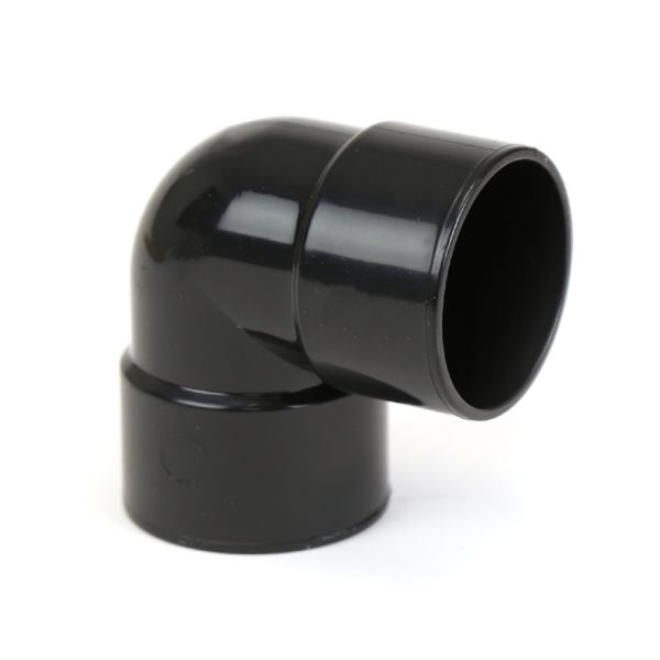 SOLVENT 90 Knuckle Bend Blk 40mm