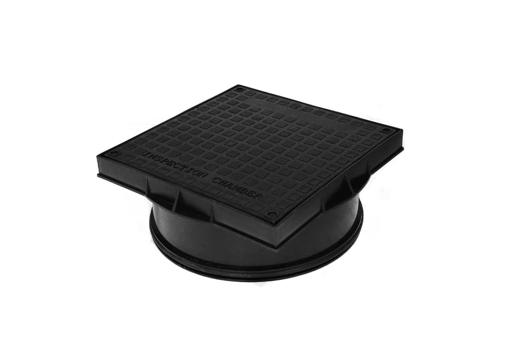 SQUARE LID WITH ROUND INSET 320MM