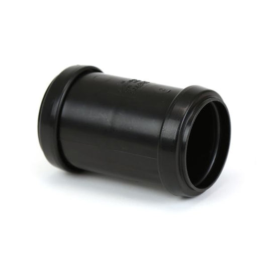 STRAIGHT CONNECTOR 38MM PUSHFIT BLACK