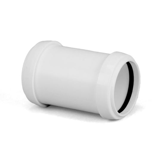 STRAIGHT CONNECTOR 38mm PUSHFIT WHITE