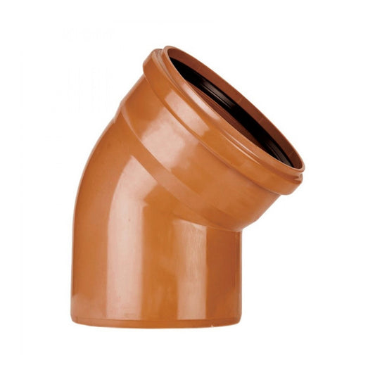 SINGLE SOCKET 45 BEND UNDERGROUND 110MM