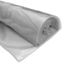 TEMPORARY POLYTHENE CLEAR ROLL 25m x 4m