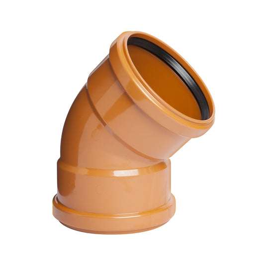 DOUBLE SOCKET 45 BEND UNDERGROUND 110MM
