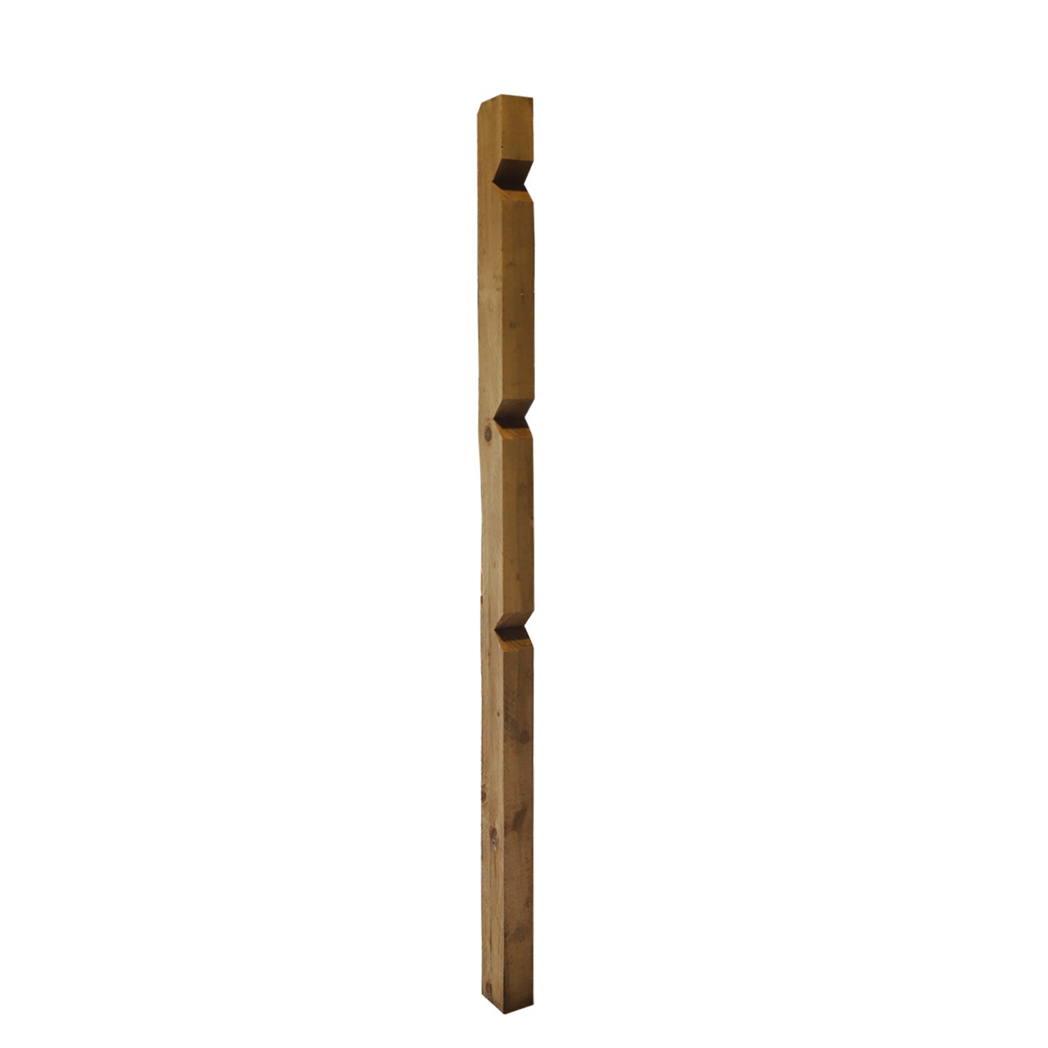 Notched Timber Post 5'' x 3'' x 8' (2.4M) – Discount Builders Merchant